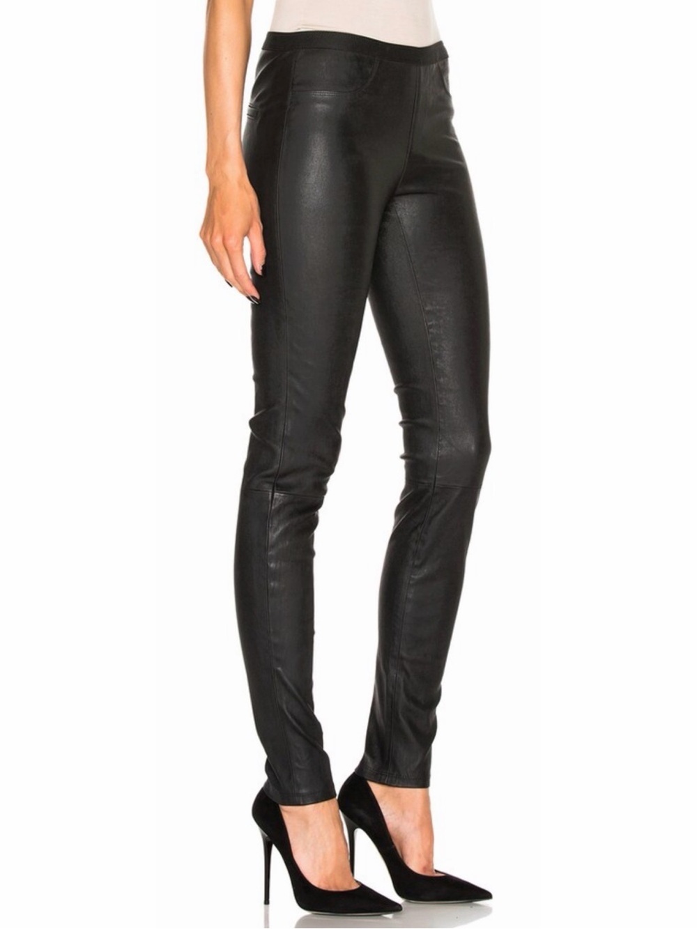 Helmut Lang Faux Leather Black